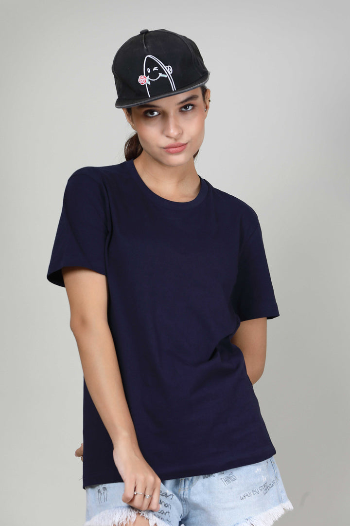 Navy - Half sleeves T- Shirt