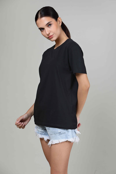 Black - Half sleeves T- Shirt