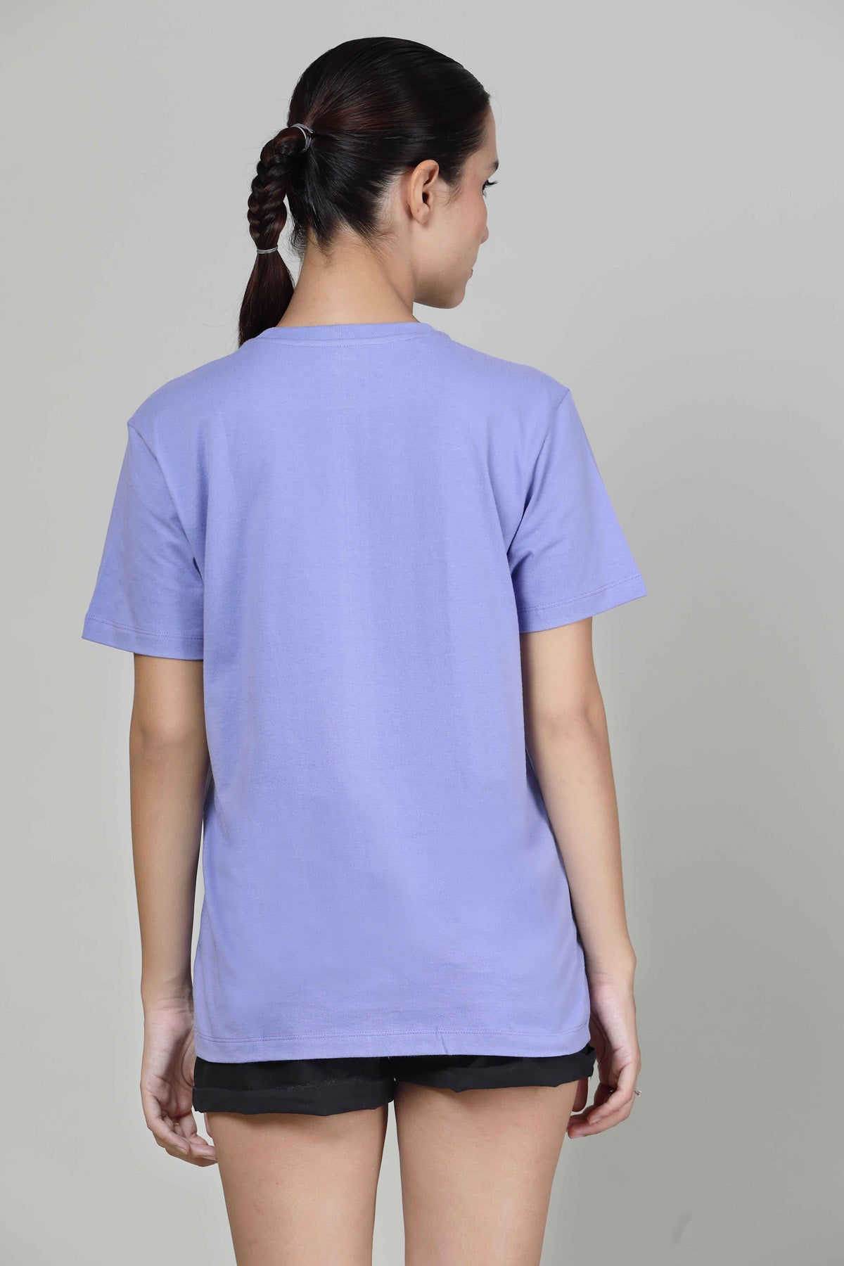 Lilac - Half sleeves T- Shirt