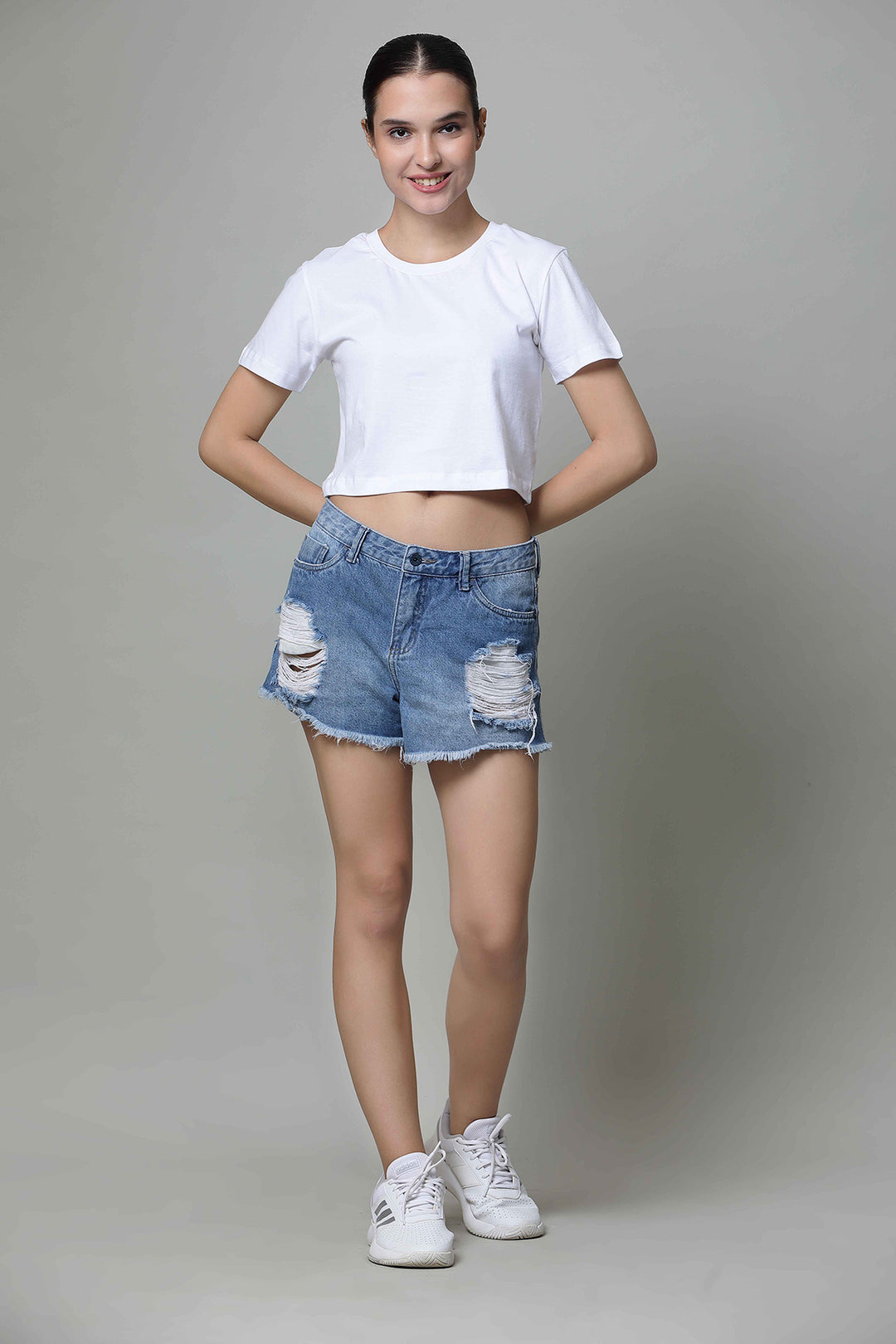 White - Crop Top