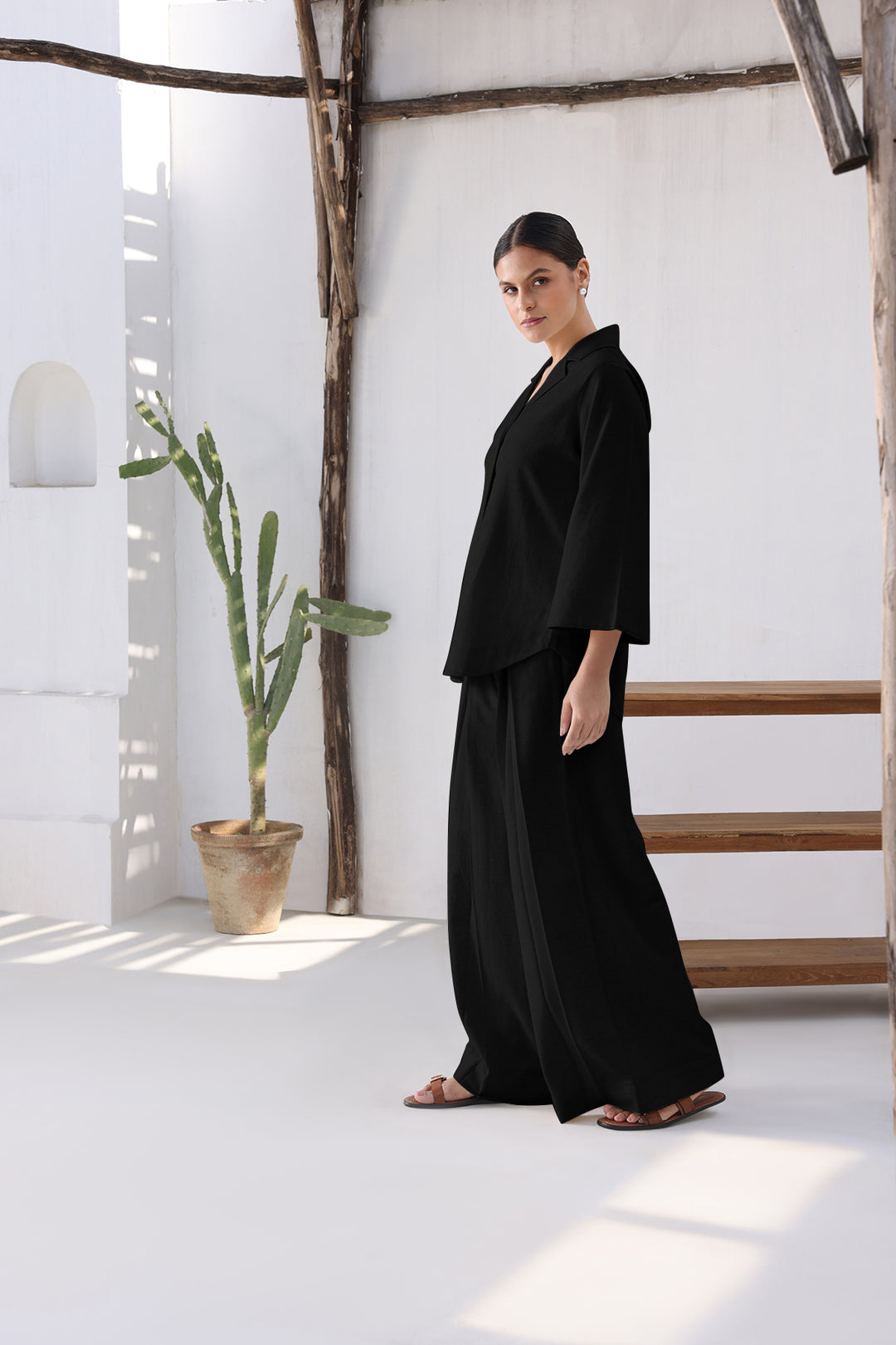 DUNE CO-ORD SET- BLACK