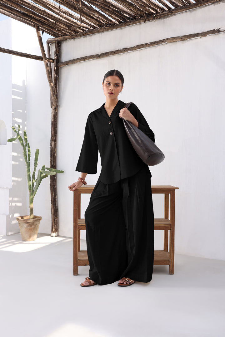 DUNE CO-ORD SET- BLACK