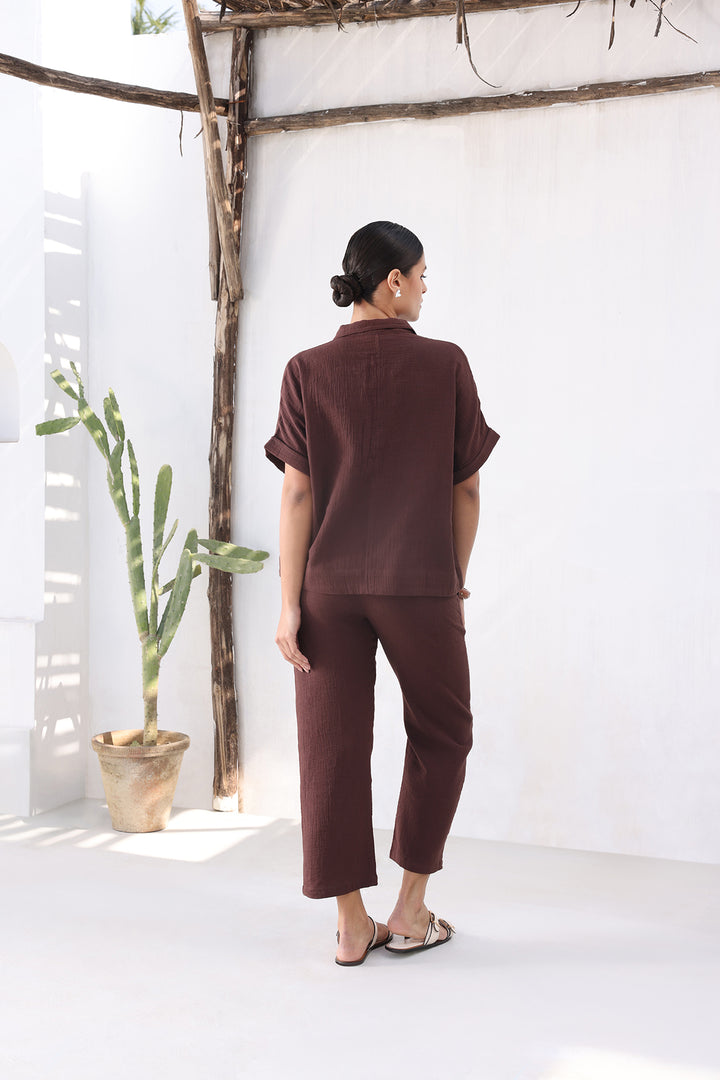 Lavasa Co-ord Set: Coco Brown