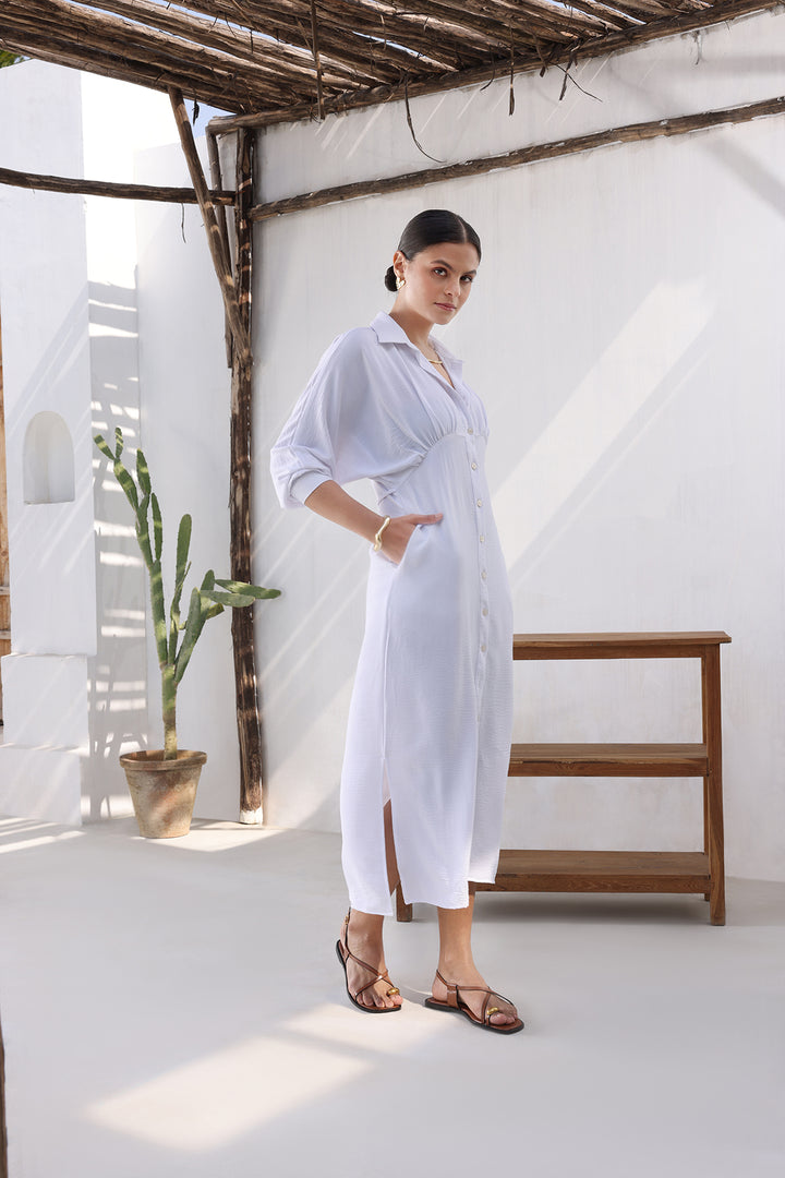 LIRA DRESS- WHITE