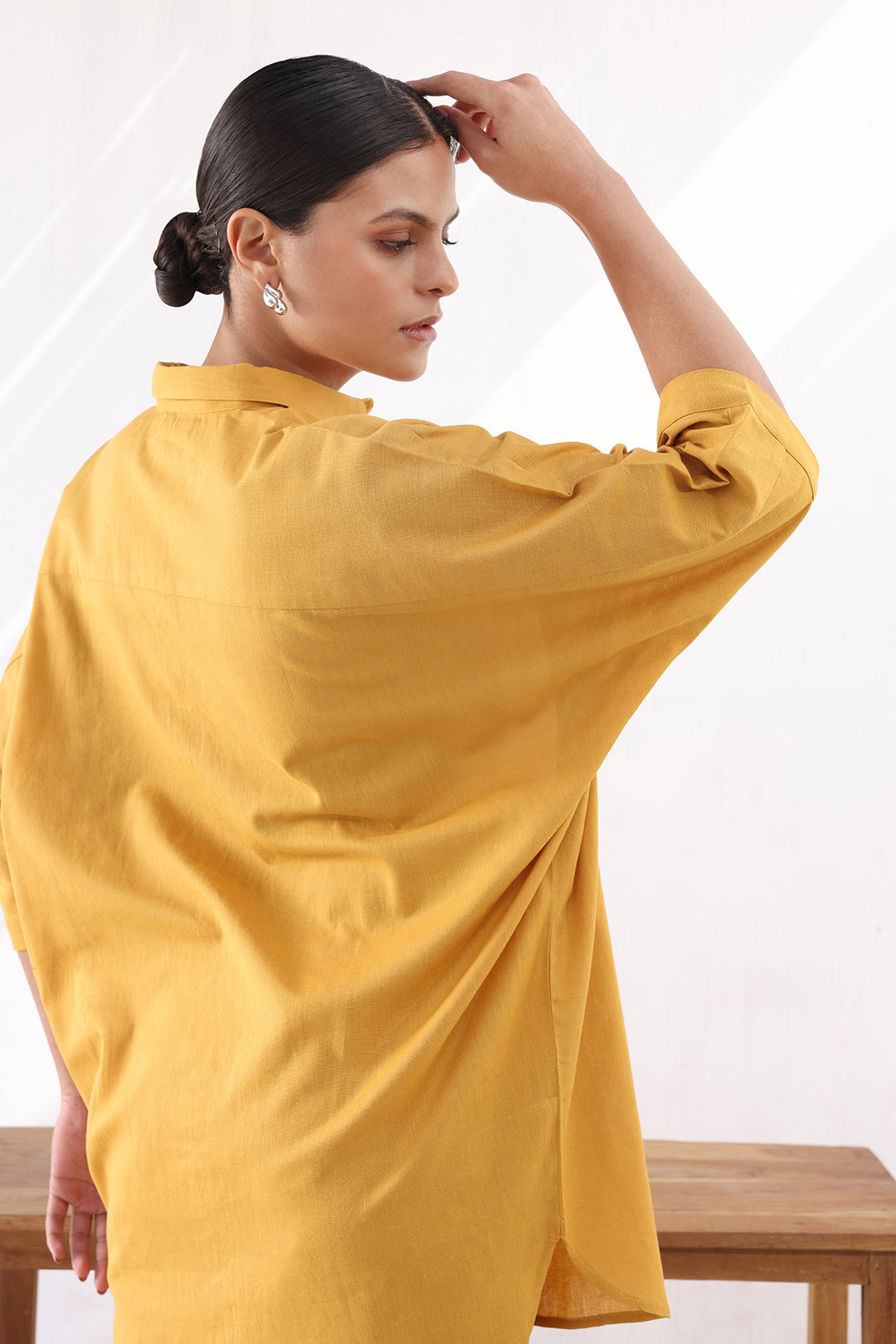 LIORA CO-ORD SET- MUSTARD