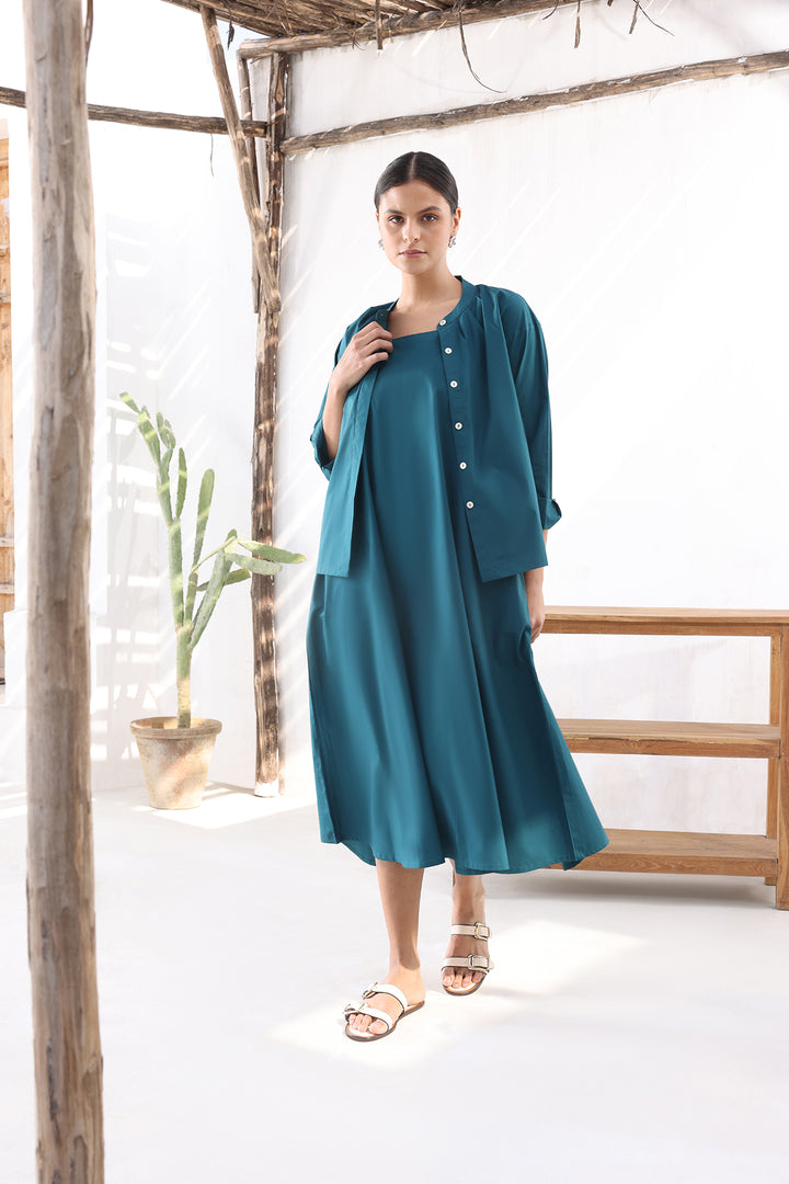 CLAIRE SET- TEAL BLUE