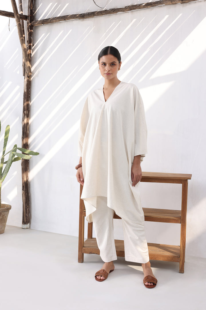 OISHI KAFTAAN SET- NATURAL