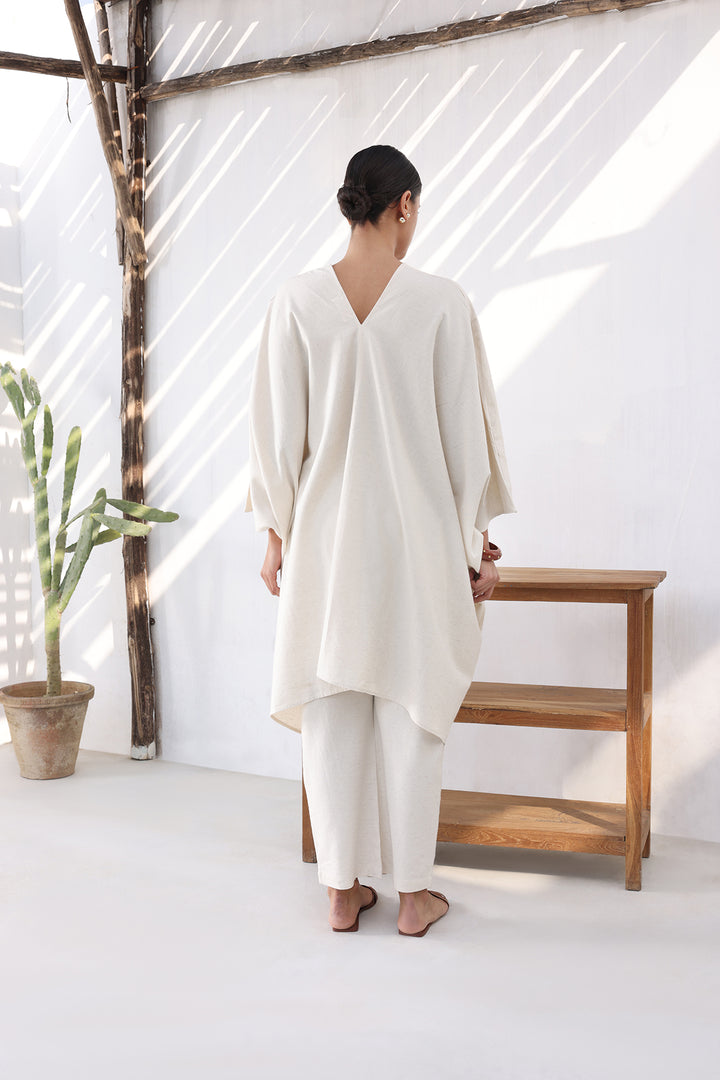 OISHI KAFTAAN SET- NATURAL