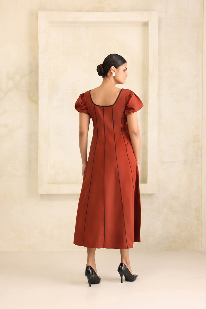 GELATO DRESS- RUST