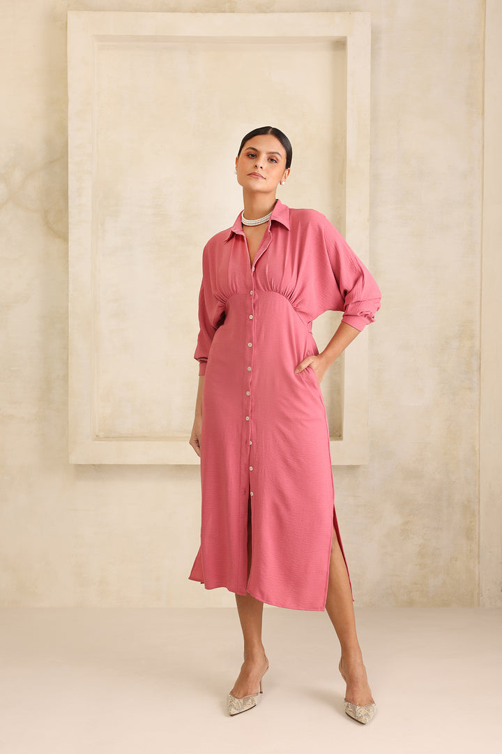 LIRA DRESS- MULBERRY