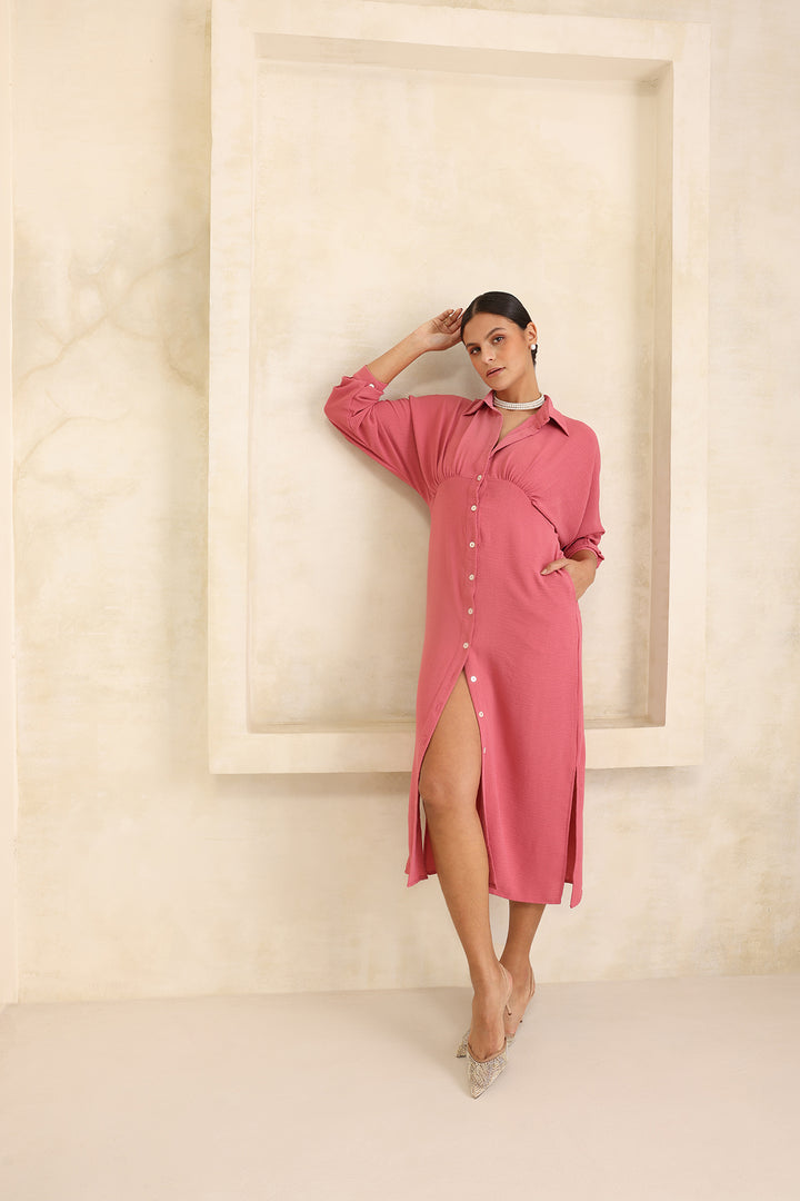 LIRA DRESS- MULBERRY