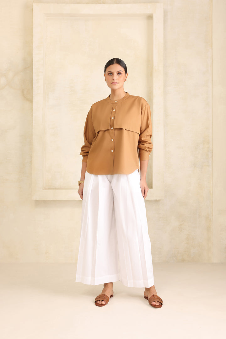 CIRRUS OVERSIZE SHIRT- KHAKI