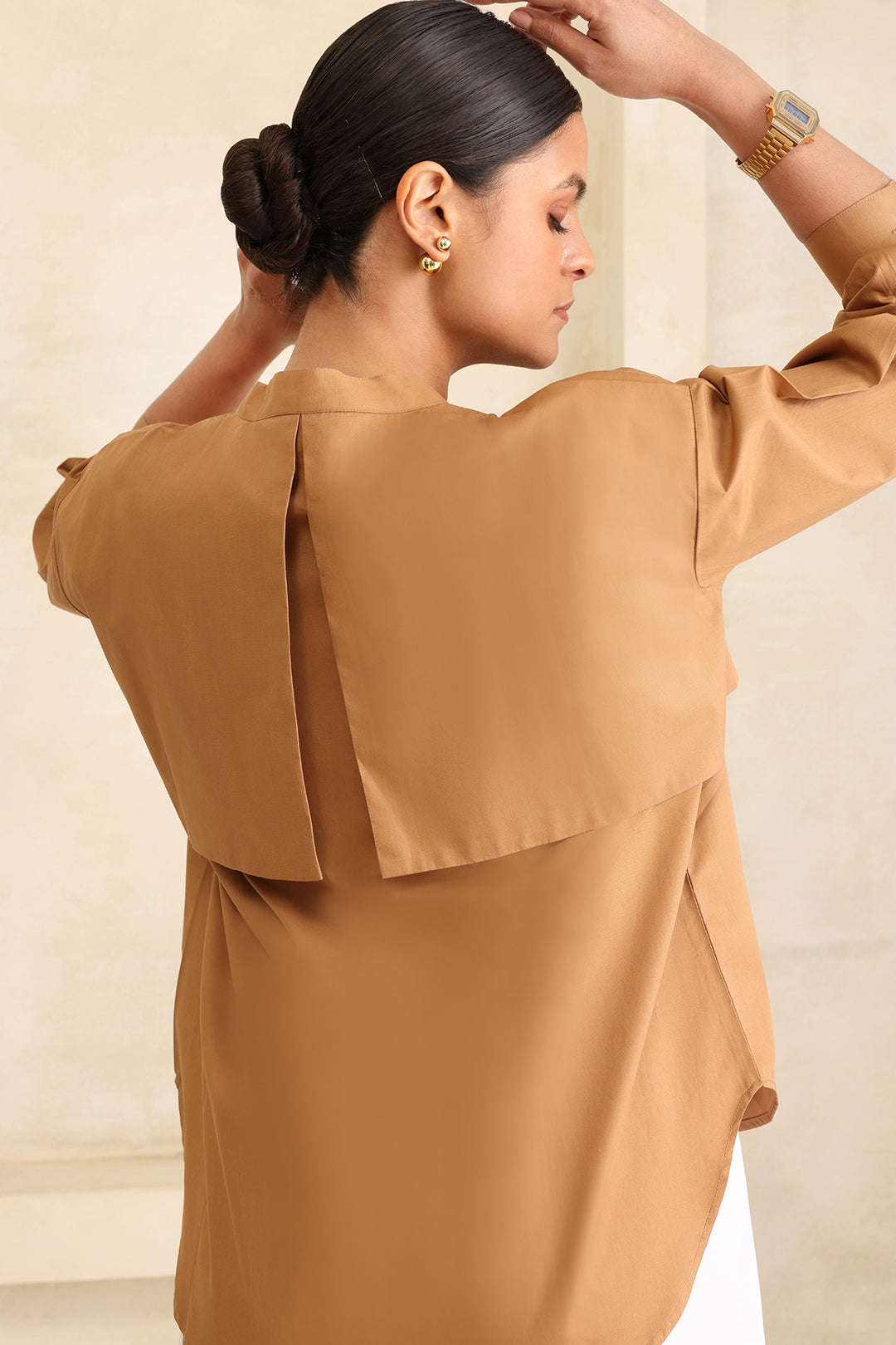 CIRRUS OVERSIZE SHIRT- KHAKI