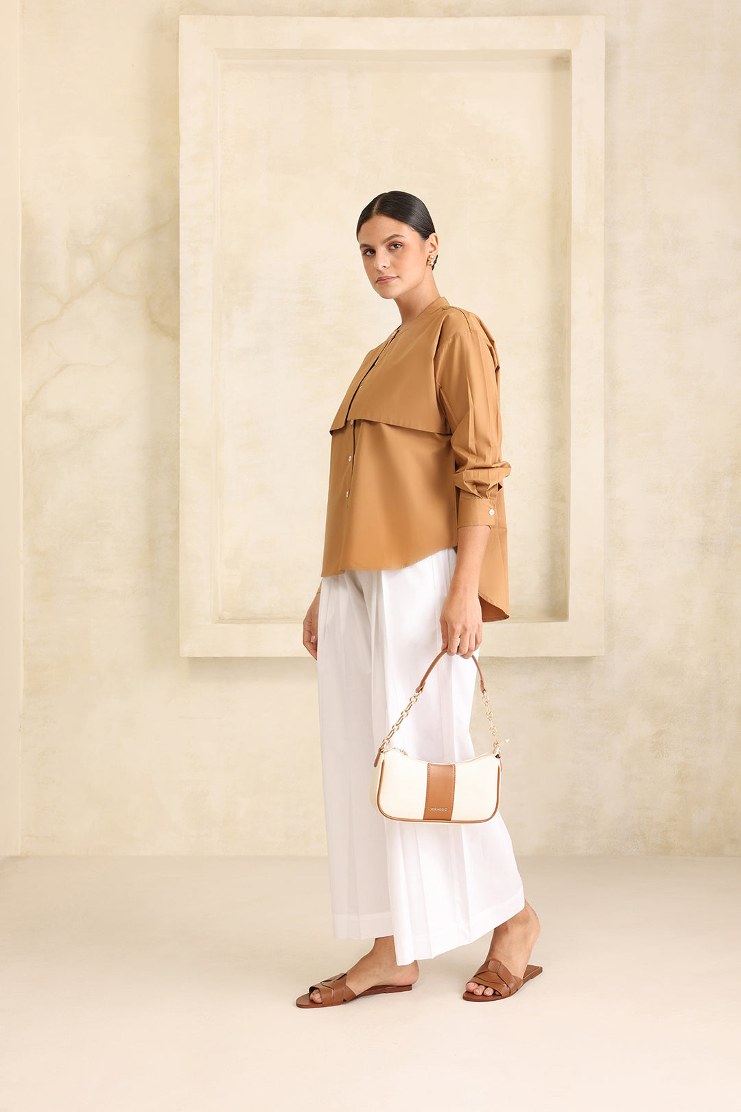 CIRRUS OVERSIZE SHIRT- KHAKI