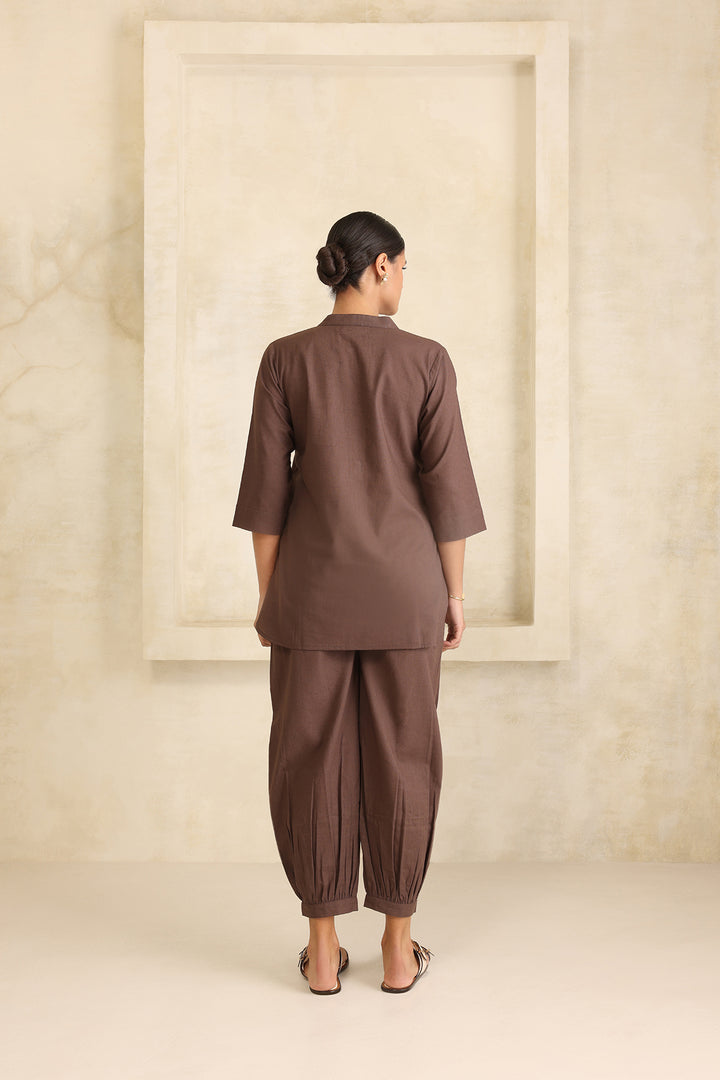 VIVA CO-ORD SET- BROWN