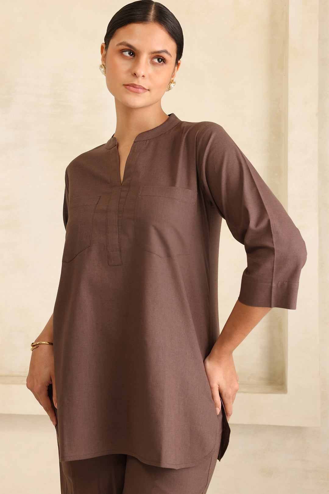 VIVA CO-ORD SET- BROWN