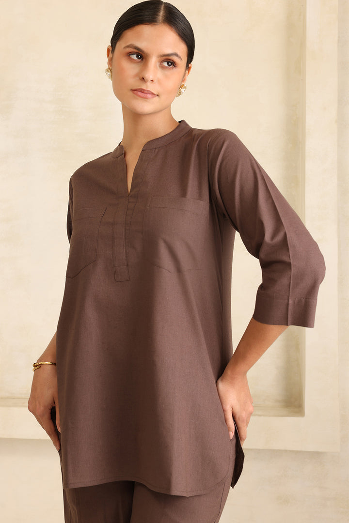 VIVA CO-ORD SET- BROWN