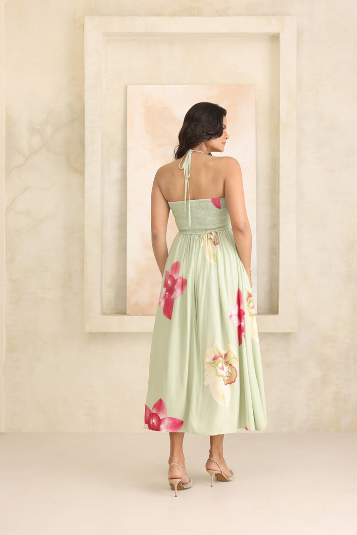 FLORIN DRESS- MINT FLORAL