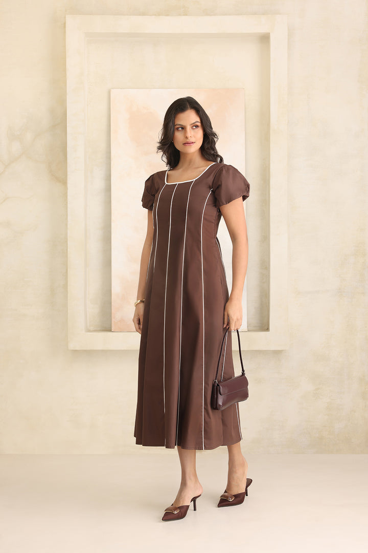 GELATO DRESS- MOCHA MUSE
