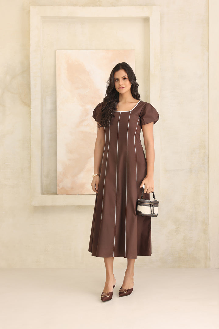 GELATO DRESS- MOCHA MUSE