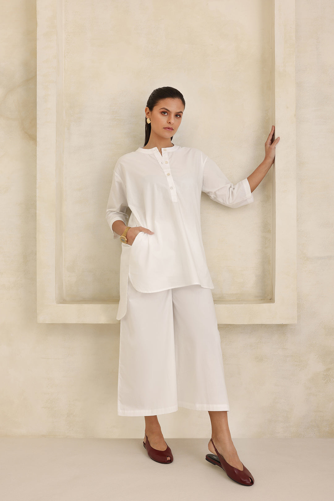 ZOE CO-ORD SET- WHITE