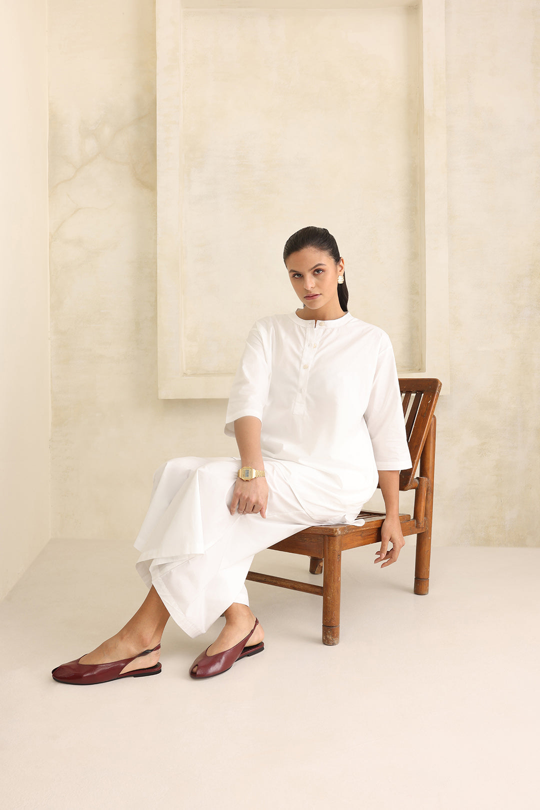 ZOE CO-ORD SET- WHITE