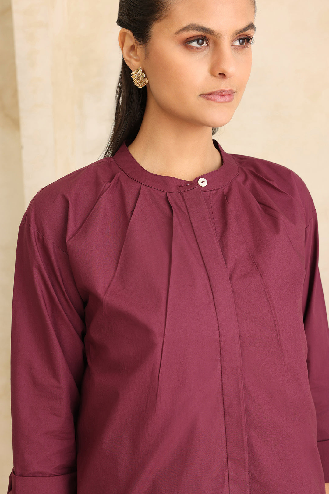 CLAIRE SET- BURGANDY