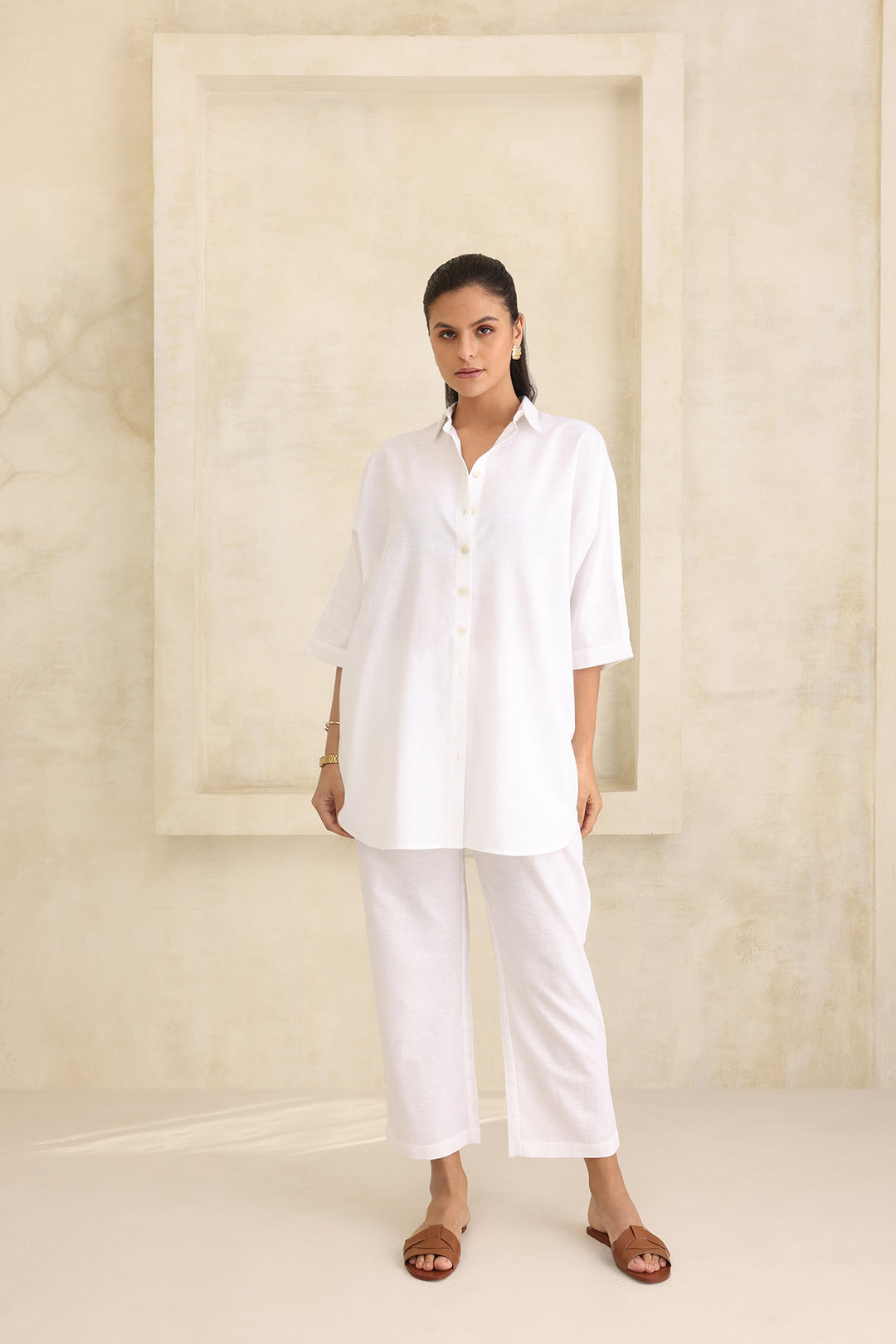 LIORA CO-ORD SET- WHITE