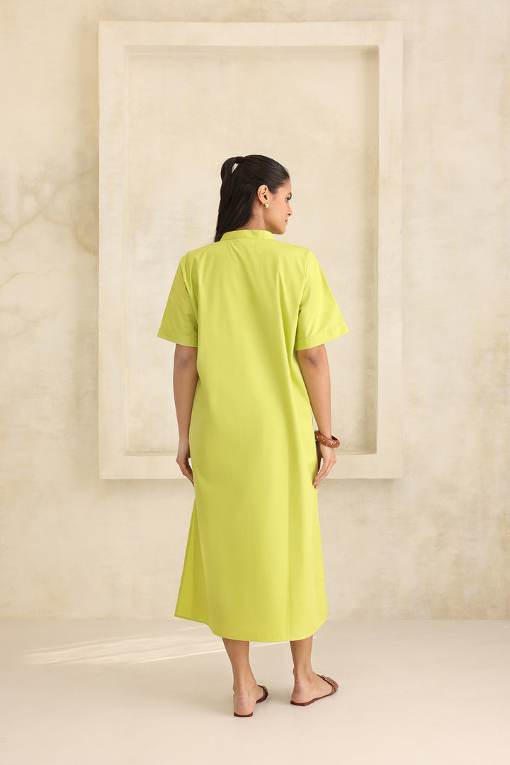 ZURI DRESS - LIME GREEN