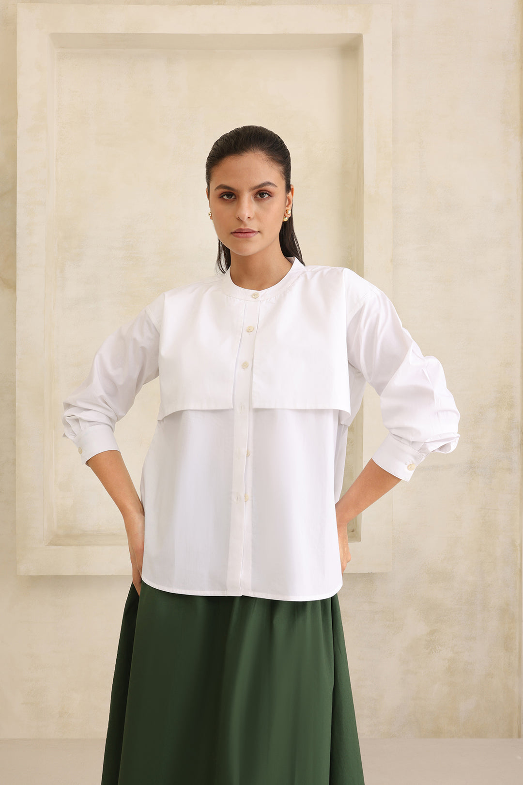 CIRRUS OVERSIZE SHIRT- WHITE