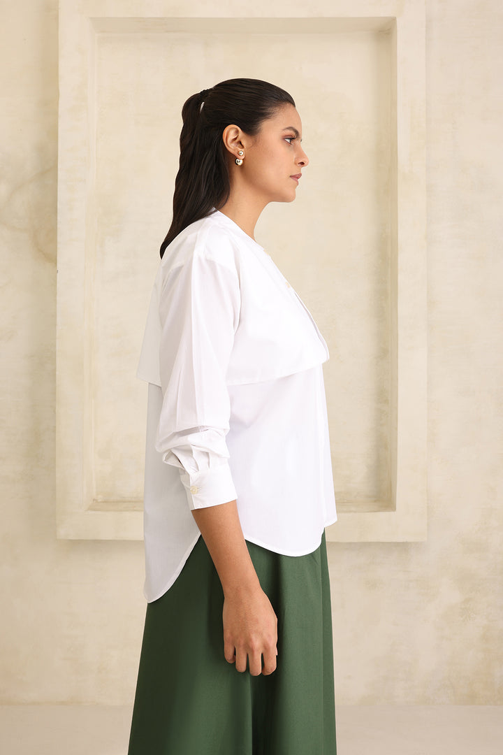 CIRRUS OVERSIZE SHIRT- WHITE
