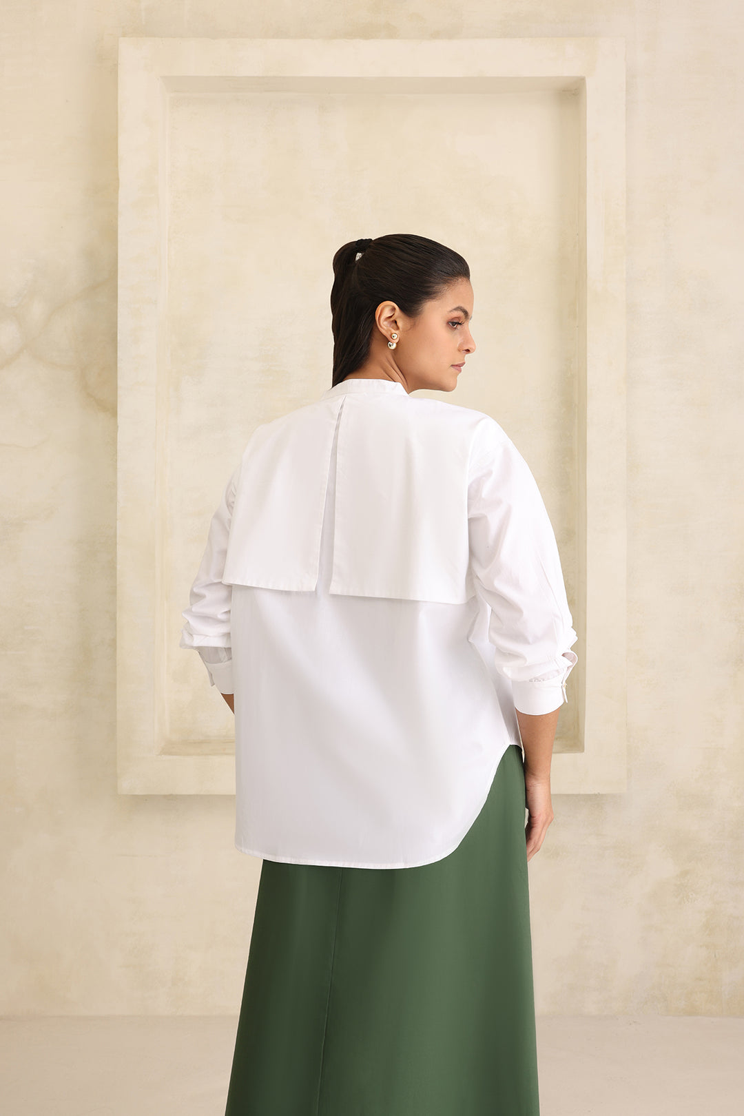 CIRRUS OVERSIZE SHIRT- WHITE