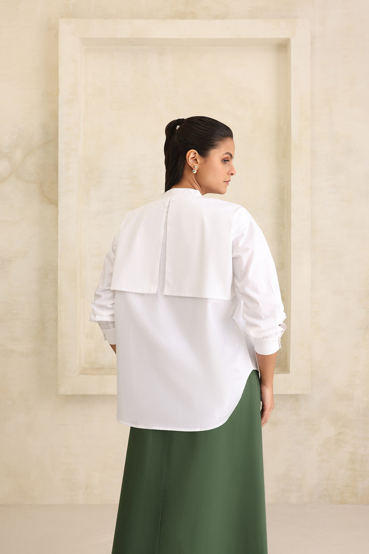 CIRRUS OVERSIZE SHIRT- WHITE