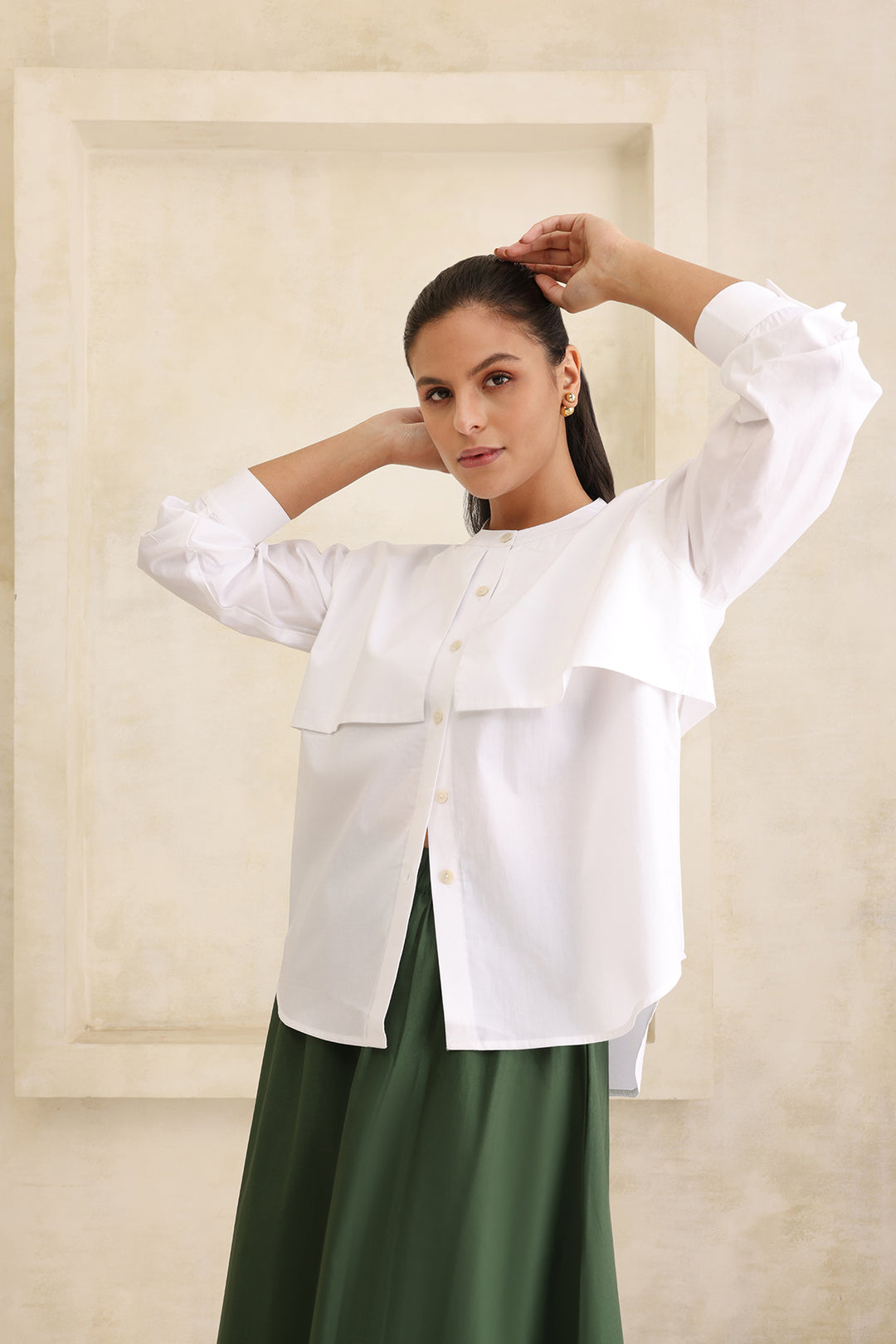 CIRRUS OVERSIZE SHIRT- WHITE