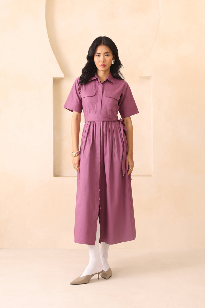 AZZURE DRESS - MAUVE