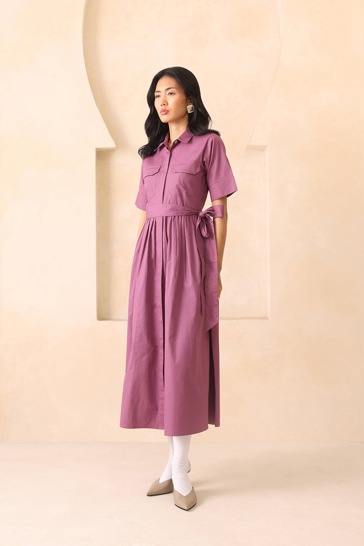 AZZURE DRESS - MAUVE