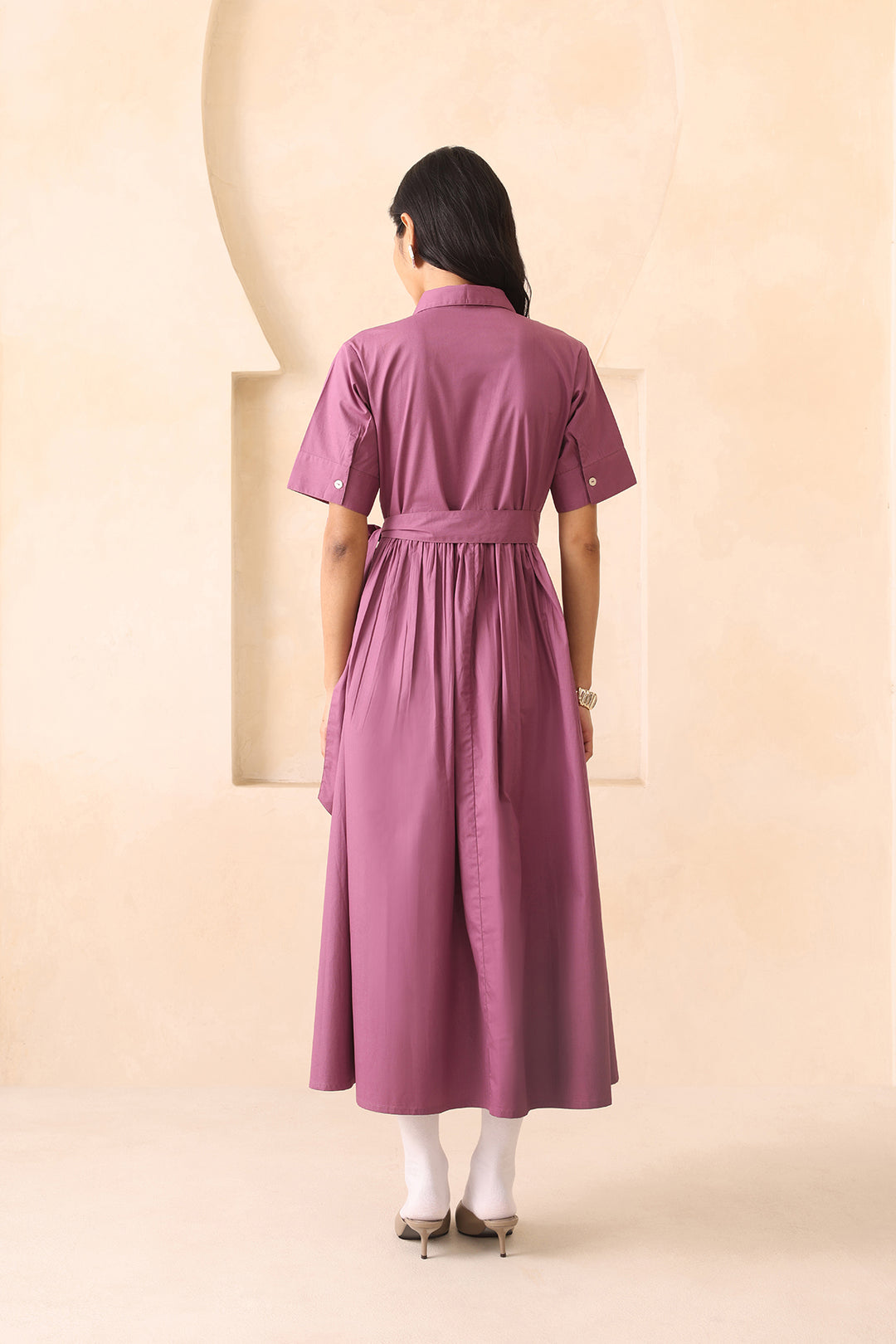 AZZURE DRESS - MAUVE