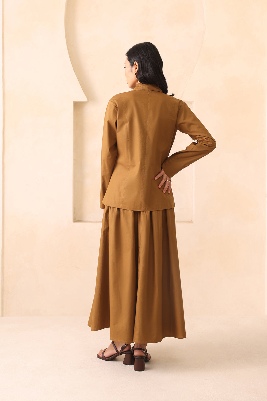 VALENTINO CO-ORD SET- GOLDEN KHAKI