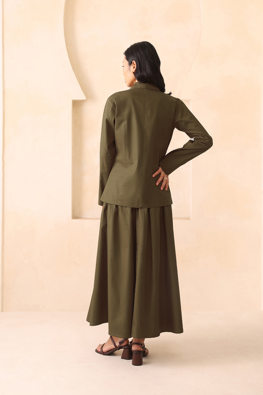 VALENTINO CO-ORD SET- OLIVE