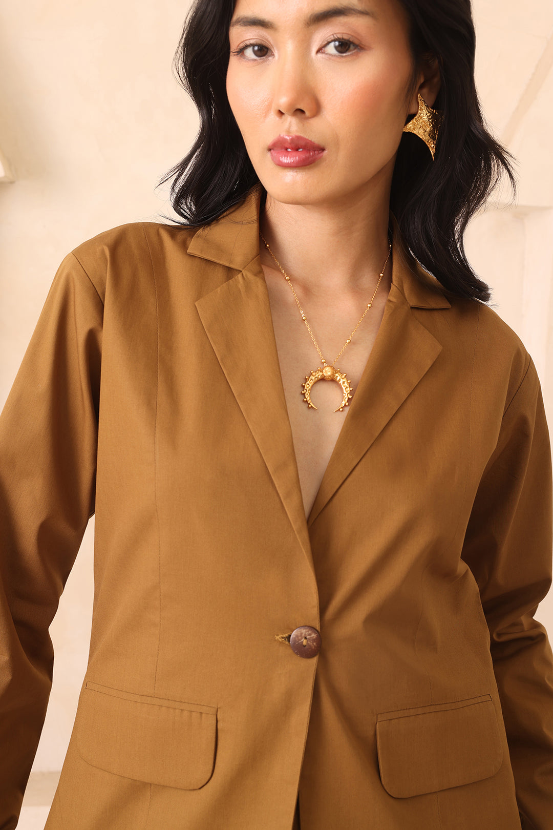 VALENTINO CO-ORD SET- GOLDEN KHAKI