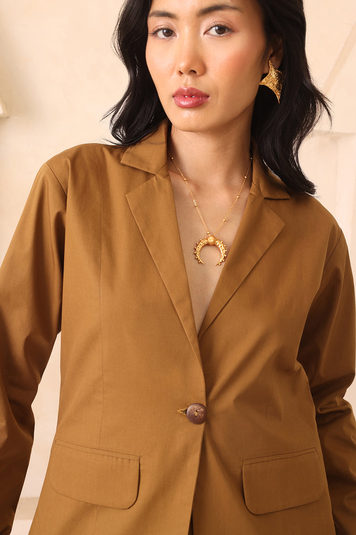 VALENTINO CO-ORD SET- GOLDEN KHAKI