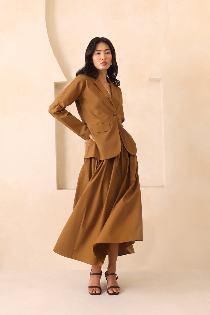 VALENTINO CO-ORD SET- GOLDEN KHAKI
