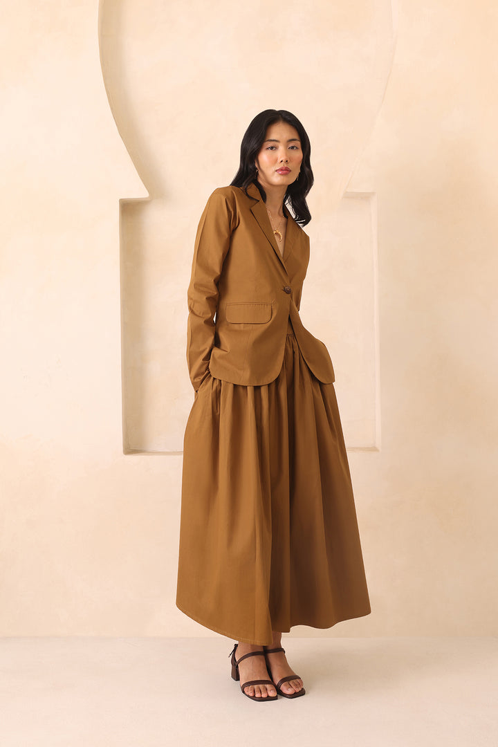 VALENTINO CO-ORD SET- GOLDEN KHAKI