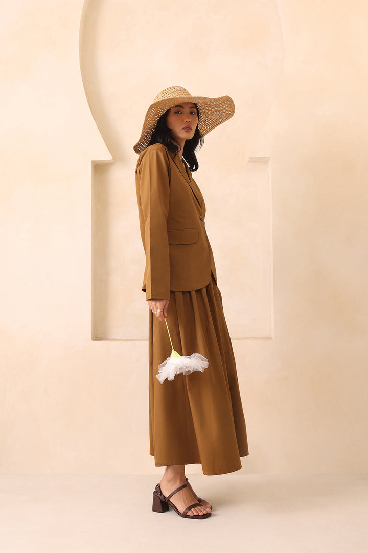 VALENTINO CO-ORD SET- GOLDEN KHAKI
