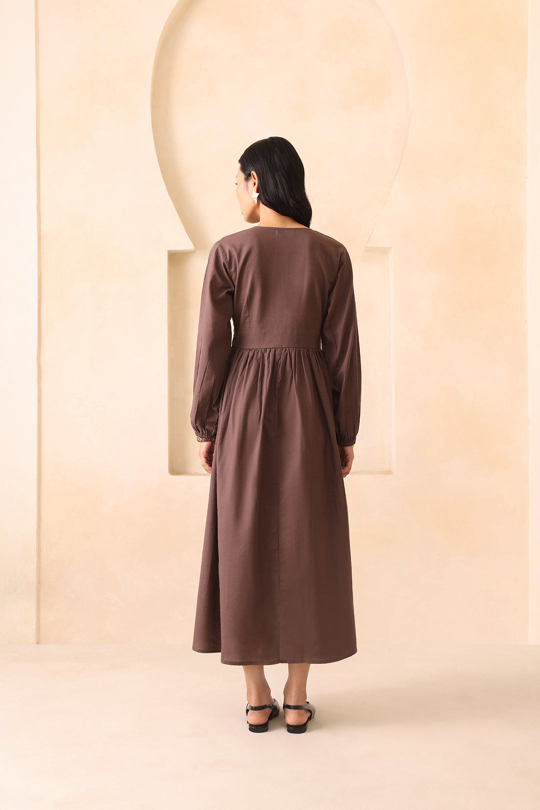 EVA DRESS- MOCHA MUSE