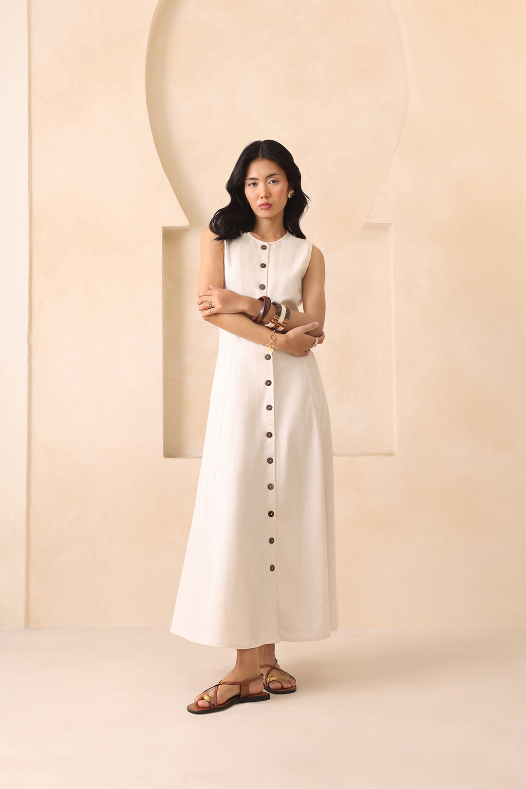 THE EASY SUMMER DRESS - NATURAL