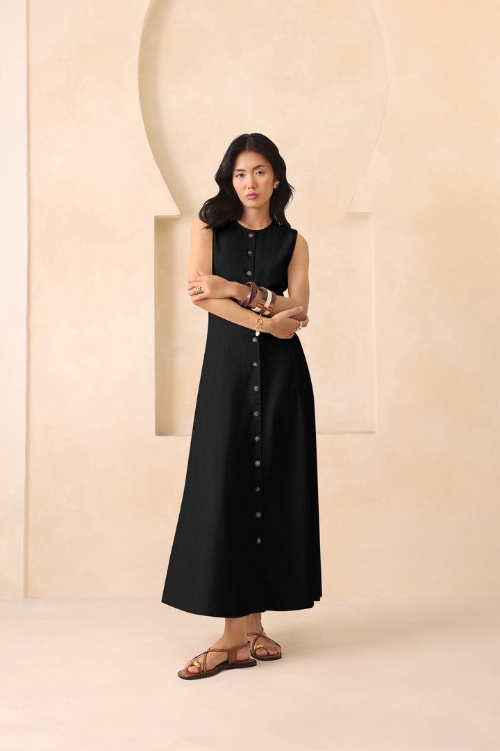THE EASY SUMMER DRESS - BLACK