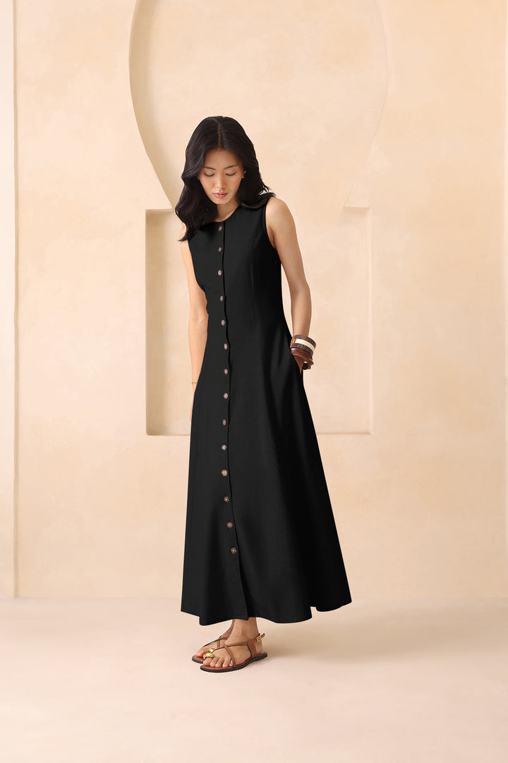 THE EASY SUMMER DRESS - BLACK