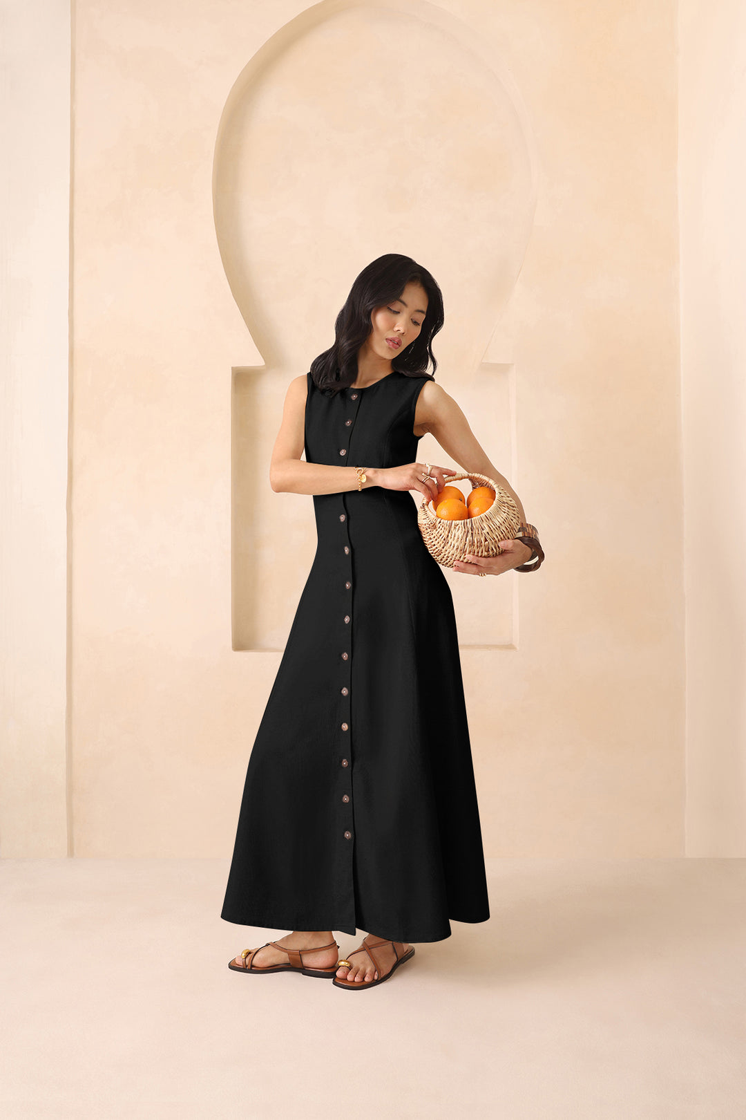 THE EASY SUMMER DRESS - BLACK