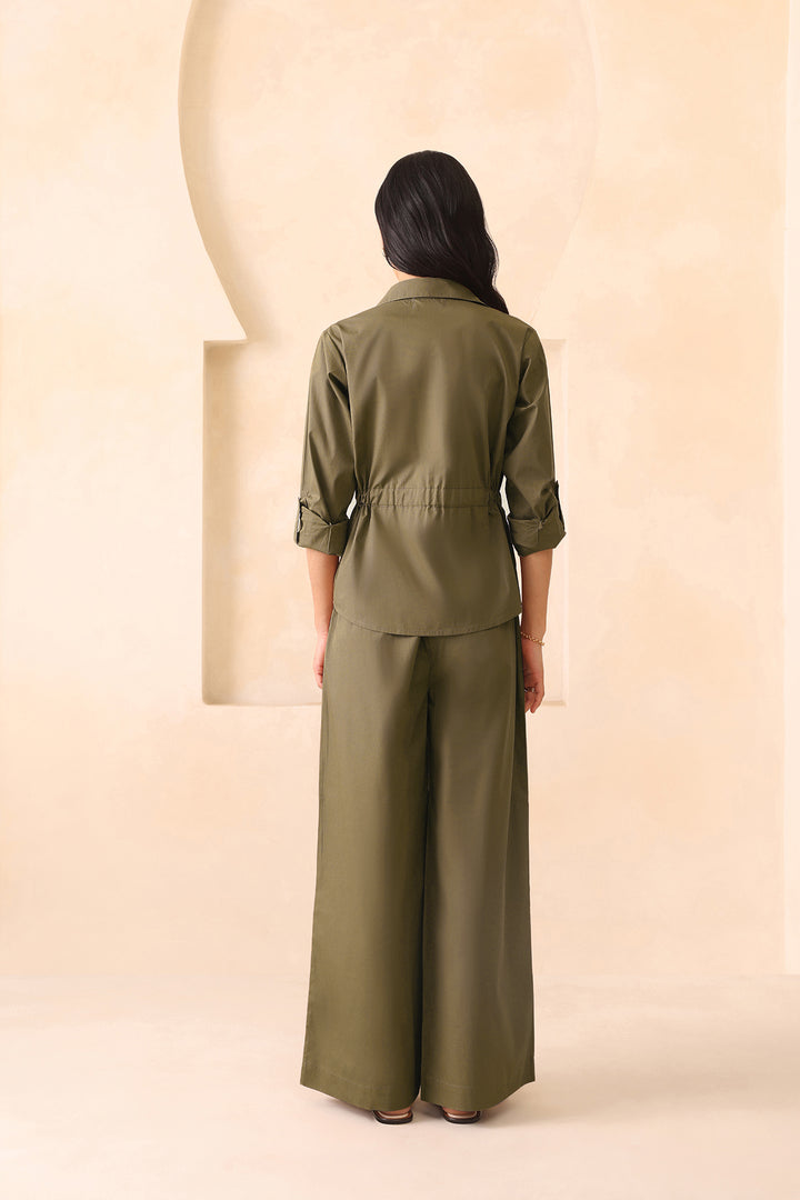 TRUFFLE CO-ORD SET- OLIVE